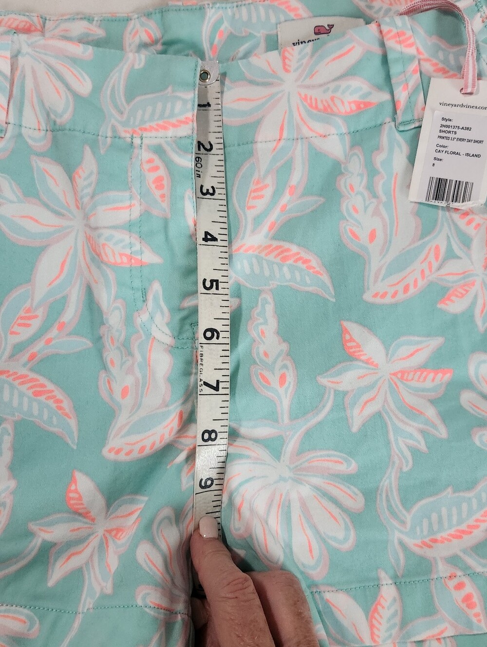 VINEYARD VINES Every Day Shorts Cay Floral Island Size 8 new with tags - Picture 10 of 12